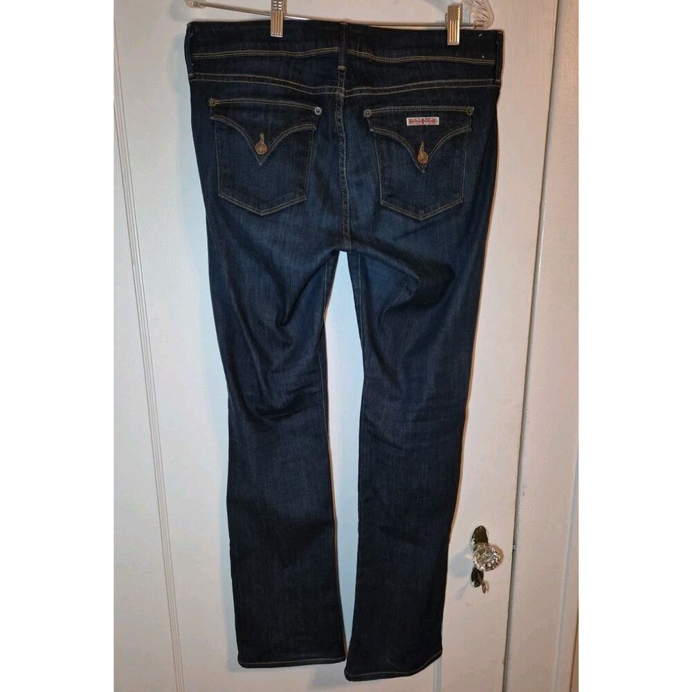 Hudson Beth Baby Bootcut Jeans Women Sz 32 Dark Wash Made in USA - Picture 7 of 8